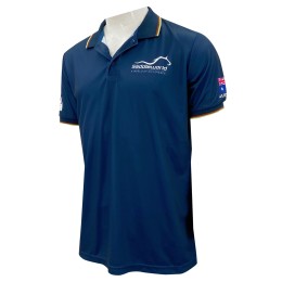 Custom Printed Logo Contrasting Color Flat Machine Neck Shirt Side Slit Design Pony Club Australia P1366 Custom Printed Logo Contrasting Color Flat Machine Neck Shirt Side Slit Design Pony Club Australia P1366